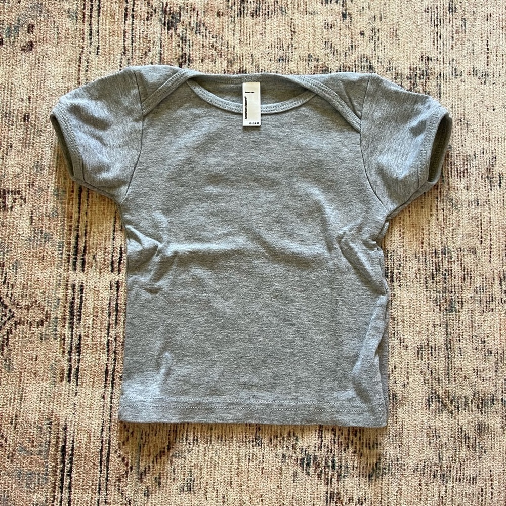 American Apparel Gray Short Sleeve Tee